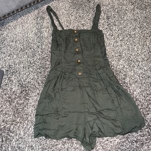 Olive green romper